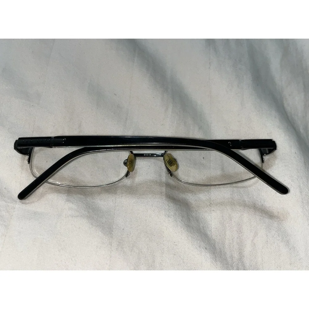 Ted Baker Ripley B131 EBO Eyeglasses Frames Black Half Rim 51-18-140 H19630